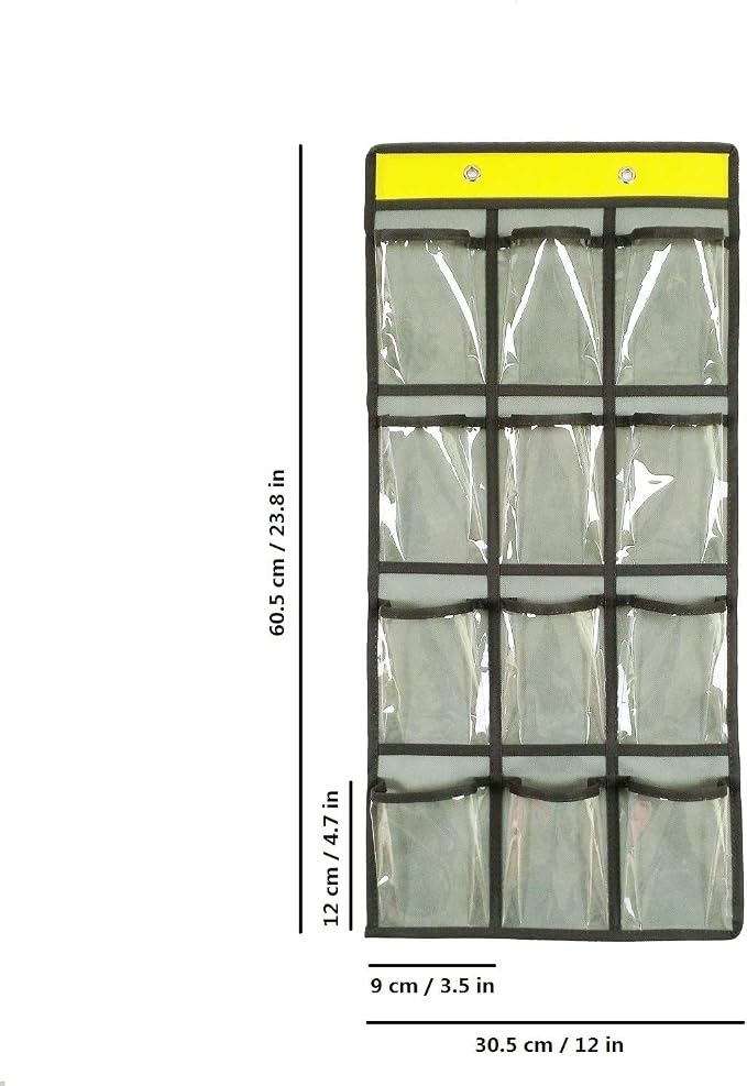 Classroom Pocket Chart For Cell Phones Calculators Over The Door Hanging Closet - Image 7