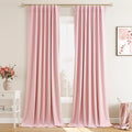 Joywell 100% Blackout Extra Long Linen Curtains 120 Inch Long by Joywell
