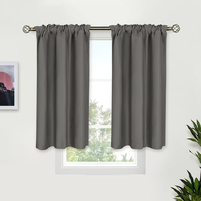 BGment Short Blackout Curtains 40 Inches Length by BGment