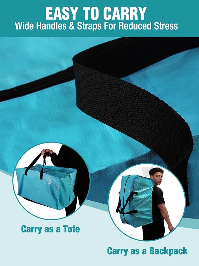 WORKPRO 4 Pack Extra Large Moving Bags - Image 5