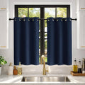 Deconovo Blackout Curtains for Bedroom and Living Room 45 Inches Long | Black by Unknown