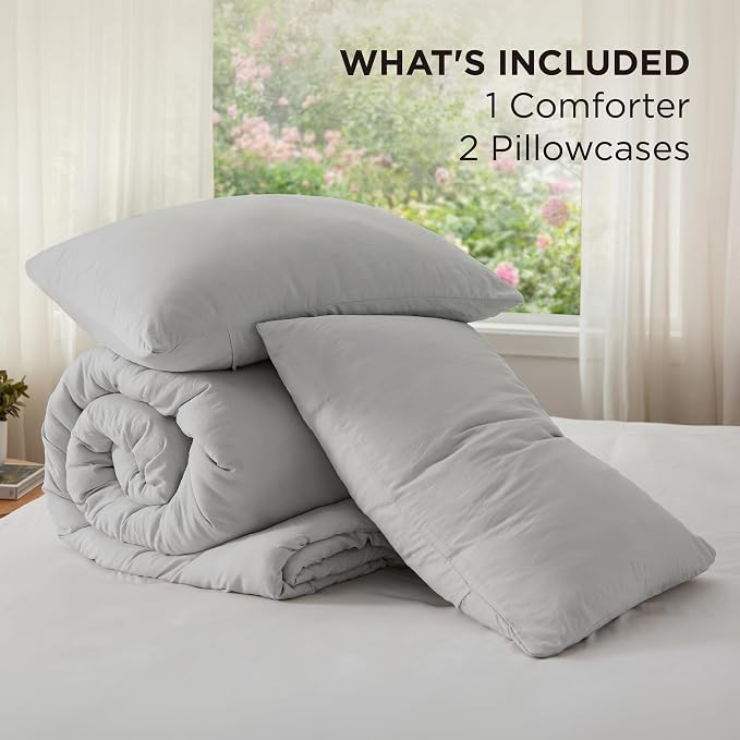 Bedsure King Comforter Set, 3 Pieces GentleSoft Bed Set, 1 Lightweight - Image 6