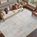 5x7 Ft Area Rugs for Living Room, Soft Non-Slip Washable Rugs Modern Abstract by Cuzwlovita