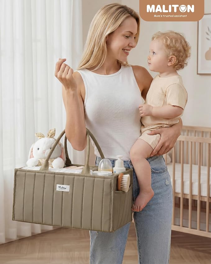 Maliton Baby Diaper Caddy Organizer - Image 6