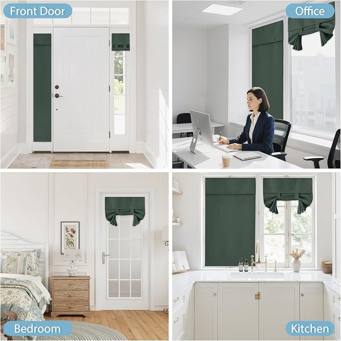 RYB HOME Blackout Door Window Curtains - Image 9