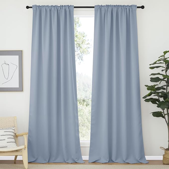 NICETOWN Bedroom Blackout Curtain Panels - Image 2