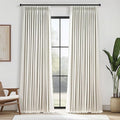 Topfinel 96 Inches Long Pinch Pleated 100% Blackout Curtains, Thermal Insulated by Topfinel