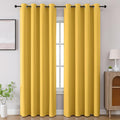 CUCRAF Blackout Curtains for Bedroom, Thermal Insulated Room Darkening Grommet by CUCRAF