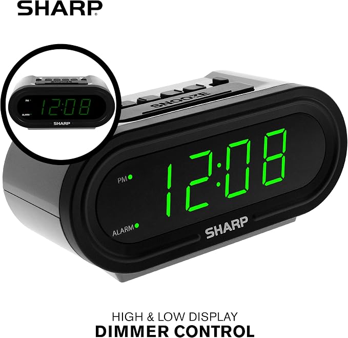 Sharp AccuSet Self-Setting Alarm Clock - Image 5