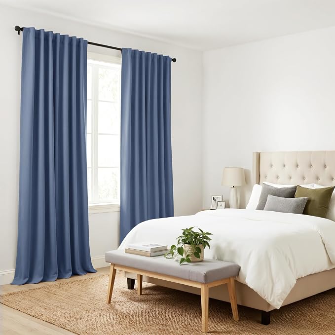 PONY DANCE Blackout Curtains Thermal Insulated Window Treatment Panels Room - Image 8