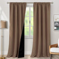 BGment Taupe 100% Blackout Curtains by BGment