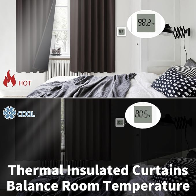 BGment 100% Blackout Curtains 54 Inches Long - Image 6