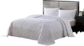 Beatrice Home Fashions Wedding Ring Queen Cotton Chenille Bedspread, cozy plush by BeatriceHomeFashions