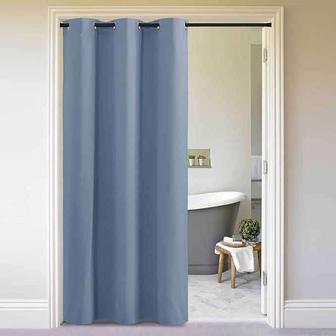 NICETOWN Stone Blue Door Curtain by NICETOWN