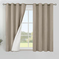 YoungsTex Burlap Linen 100% Blackout Curtains by YoungsTex