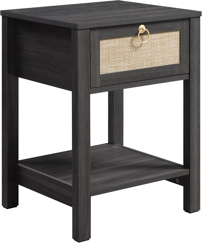 SICOTAS Rattan Nightstand Set of 2 - Image 9