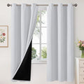YoungsTex 100% Blackout Curtains 72 Inch Length 2 Panels by YoungsTex