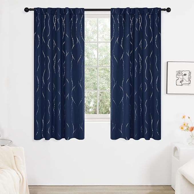 Deconovo Blackout Back Tab Curtains - Image 2