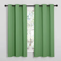 NICETOWN Froest Green Blackout Curtains 63 inches Length by NICETOWN
