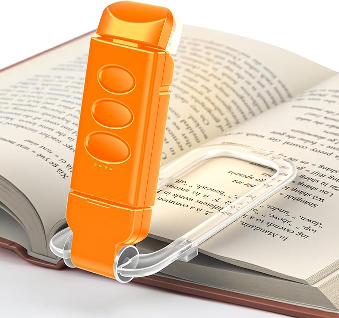 Book Reading Light Rechargeable Clip on Book Lamp by Unknown