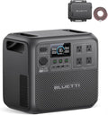 BLUETTI Elite 200 V2 Portable Power Station & Charger 1 (Ships Separately), 2073.6Wh LFP Backup, 4 AC Outlets (3900W Peak), 4.2H Full Charge via Car, Perfect for Camping, Off-grid, and Power Outages