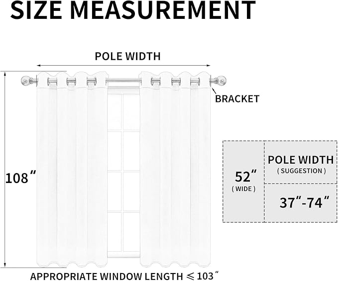Easy-Going Thermal Grommet Blackout Curtains, 2 Panels 52x108 in, Wine | - Image 7