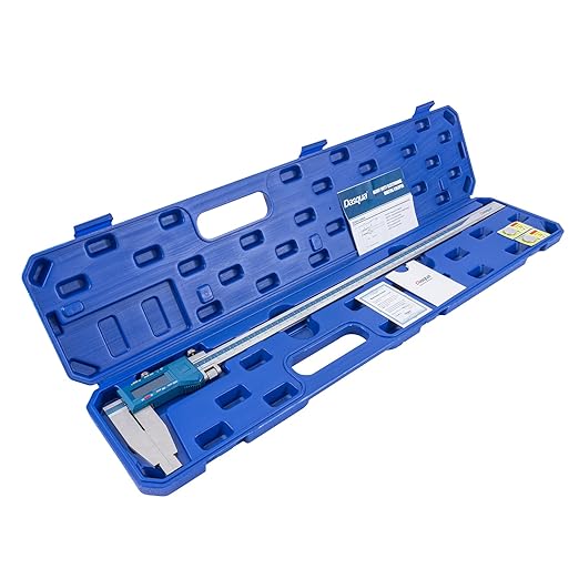 Dasqua 0-24"/600mm Heavy Duty Long Jaw Absolute Origin Digital Caliper, IP54 Stainless Steel Electronic Measuring Tool, in/mm Conversion, Accurary ±0.002"/0.05mm, Resolution 0.0005"/0.01mm