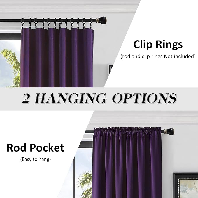 Room Darkening Window Curtain Panels - Image 2