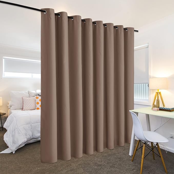 RYB HOME Bedroom Room Divider Curtain Screen - Image 3