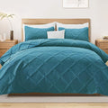 Exclusivo Mezcla California King Size Quilt, Teal | Soft Bedspreads by ExclusivoMezcla