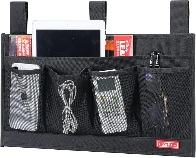 Zafit Hanging Bedside Caddy, Bedside Storage Organizer by ZAFIT