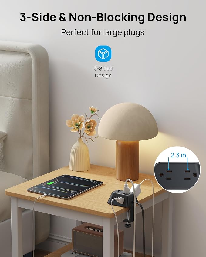 TROND Desk Clamp Power Strip, Surge Protector - Image 5