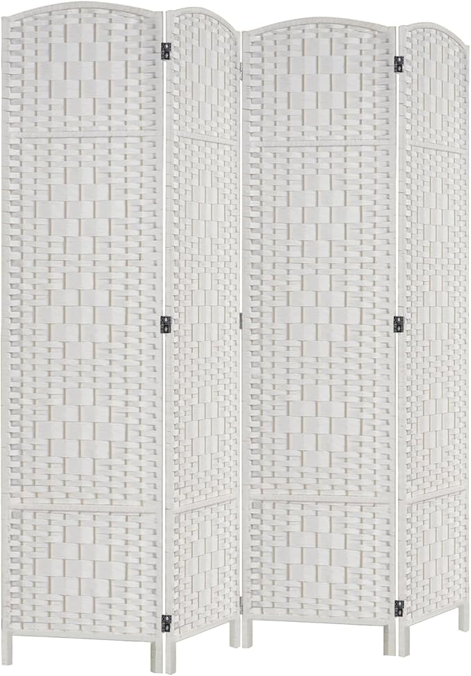 RHF Room Divider Panel, Partition Room Dividers, 4Panel Privacy Screen by RoseHomeFashion