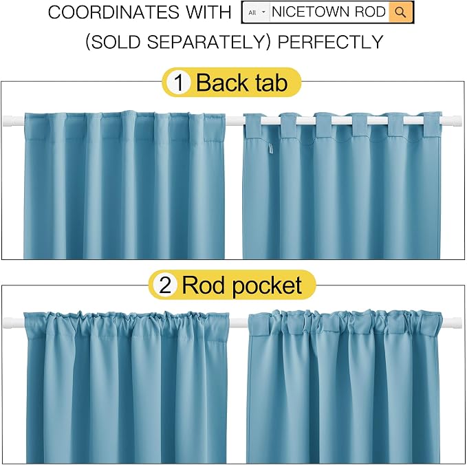 NICETOWN Blackout Window Curtains - Image 3