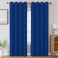 CUCRAF Royal Blue Blackout Curtains 84 inch Length 2 Panels Set, Room Darkening by CUCRAF