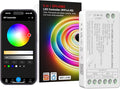 PAUTIX WiFi SPI+DMX SPIW5 Tuya SPI LED Controller Compatible with Alexa/Google Home,for Single Color/CCT/RGB/RGBW/RGBCCT SPI LED Strip Lights,Work with WS2811 SK6813 IC Addressable LED Strip