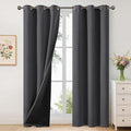 YoungsTex Insulated 100% Blackout Curtains 84 Inch Length by YoungsTex