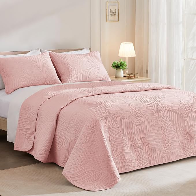 Exclusivo Mezcla California King Quilt Bedding Set, Microfiber Bedspreads | - Image 2