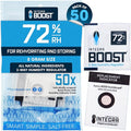 Integra Boost 2-Way Humidity Control Pack - Preserve Flavor & Control Humidity at 72% RH - Moisture Absorber for Herbs, Spices & More - 8 Gram (Pack of 50)