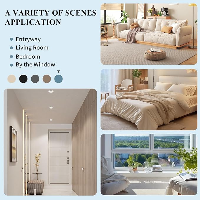 Modern Storage Ottoman Bench, Linen Upholstered End of Bed Bench - Image 7