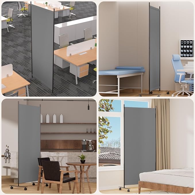 Room Divider 34'' Wide Folding Room Divider Panel - Image 7