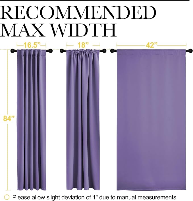 NICETOWN Vertical Blinds Window Curtain Panels - Image 7