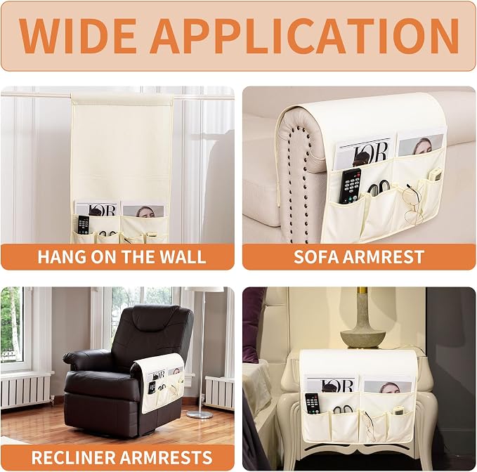 HAOMAIJIA Sofa Armrest Organizer, Remote Control Holder - Image 5