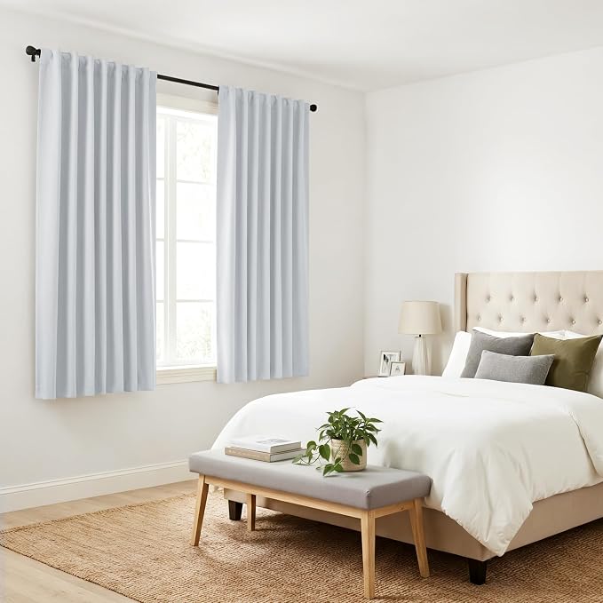 PONY DANCE 60% Light Blocking Curtains 48 inch Long - Image 8