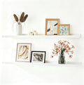White Floating Shelves for Wall Decor, 30 in Shelf by Unknown