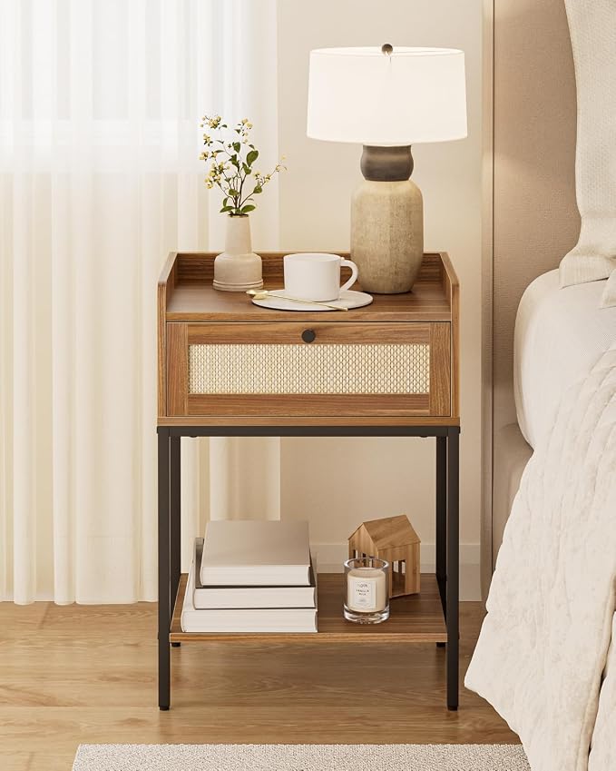 Nightstand, 3-Tier Modern Night Stand, Bedside Table - Image 3