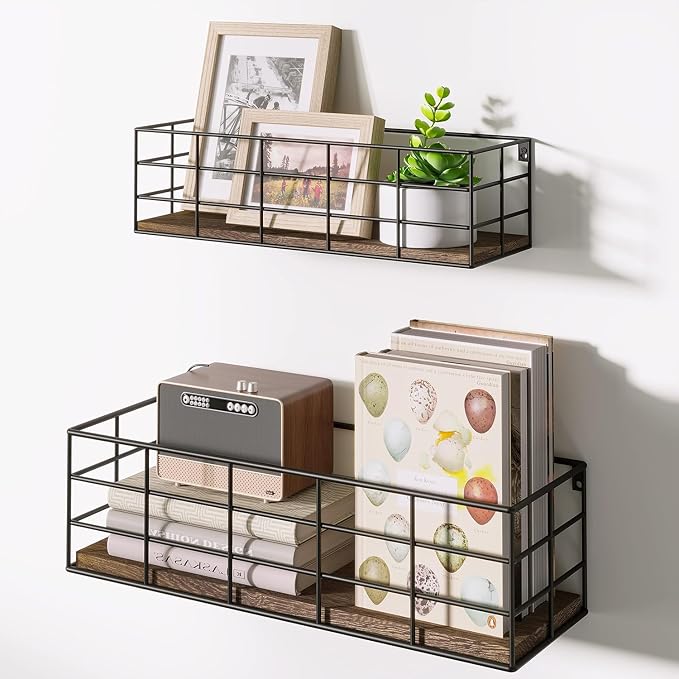 Fixwal Wire Frame Floating Shelves - Image 5