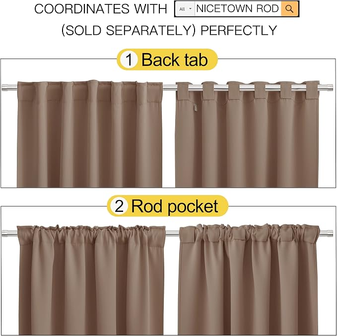 NICETOWN Blackout Curtains and Drapes - Image 4
