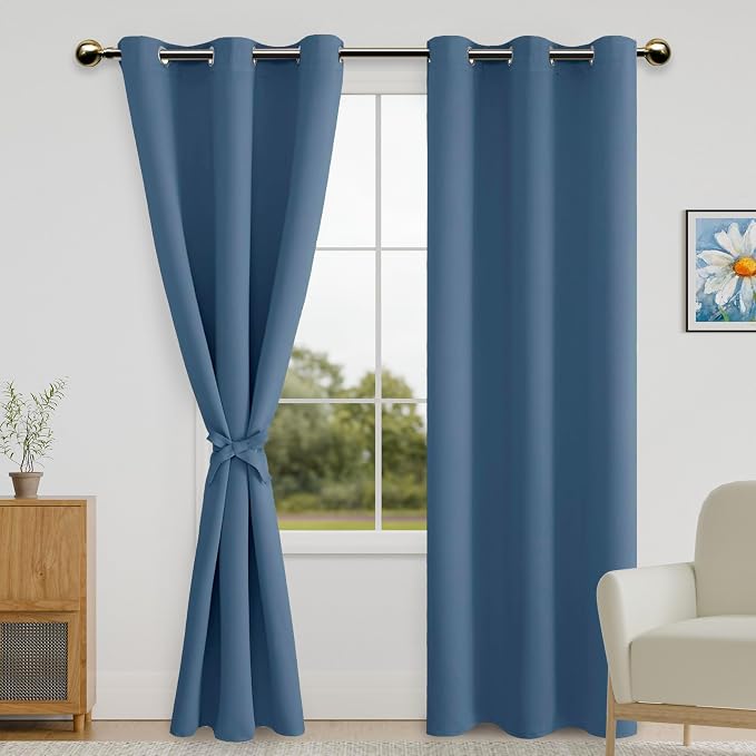 DWCN Blackout Curtains for Bedroom by DWCN