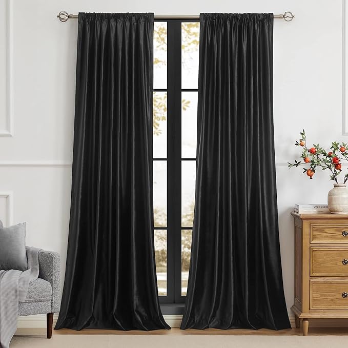 PRIMROSE Black Curtains 120 inch - Image 3